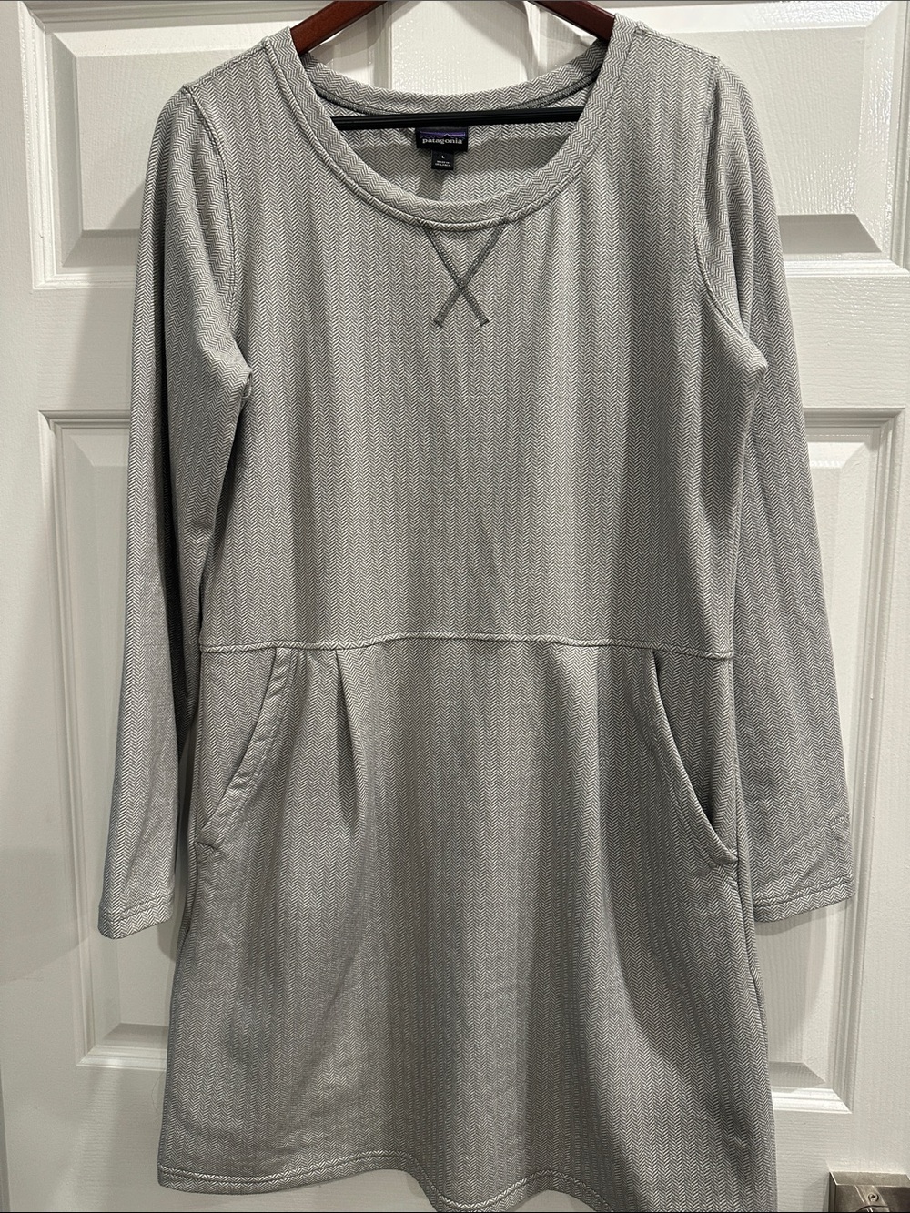 Patagonia Light Grey Dress Size L